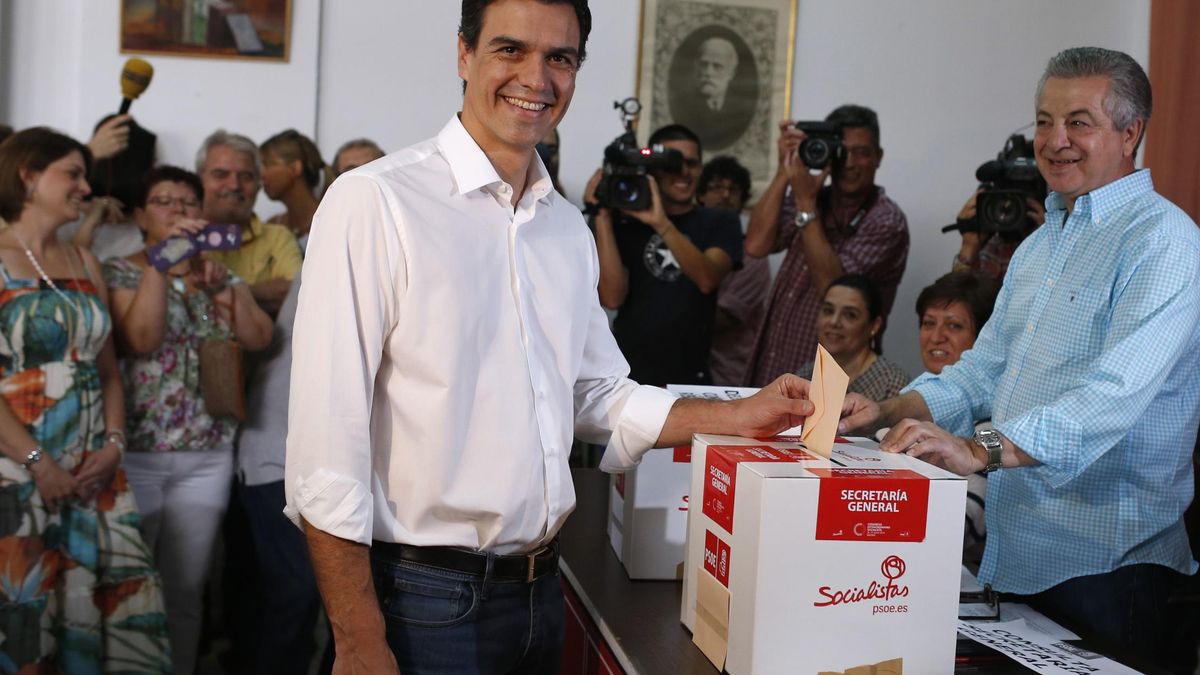 Sánchez arrasa en Andalucía y se impone a Madina en las primarias del PSOE