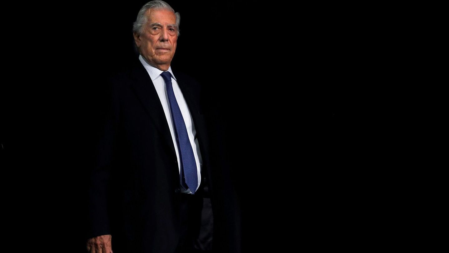 Mario Vargas Llosa, durante la presentación de 'Tiempos recios'. (EFE)