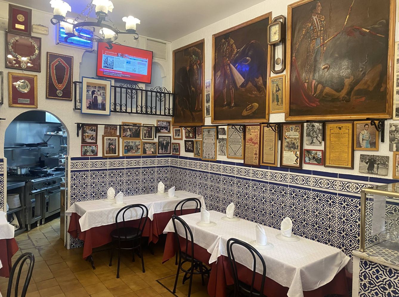 Interior del restaurante Casa Ricardo.