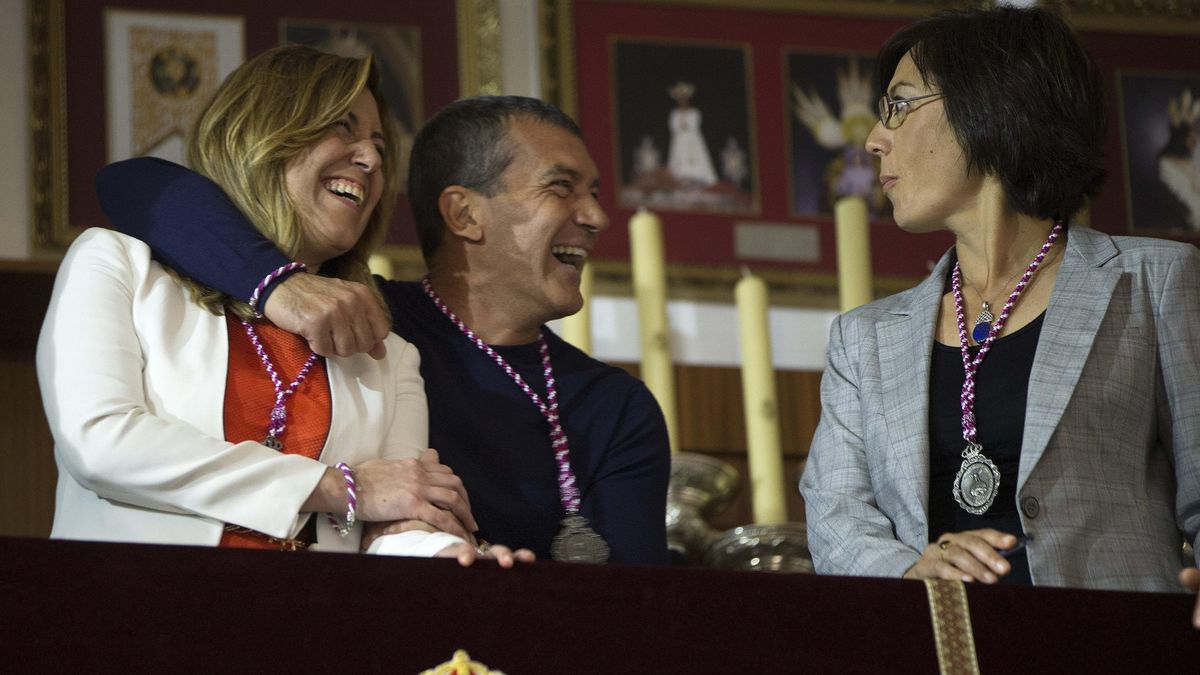 Susana Díaz, Kichi y otros dirigentes de Podemos se disputan el voto cofrade