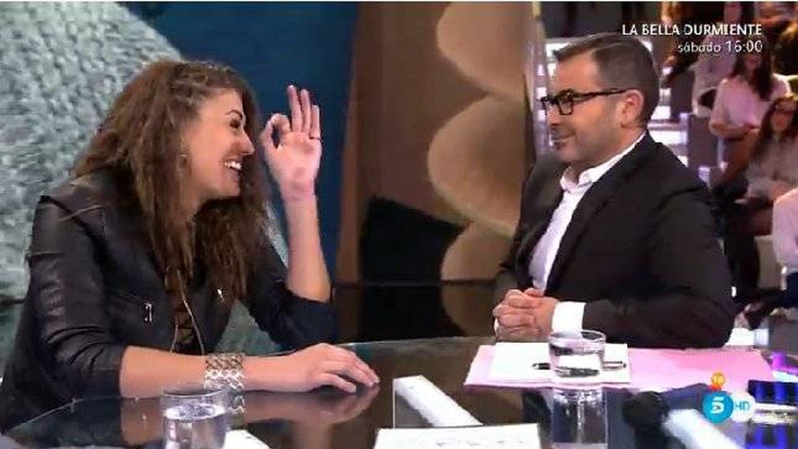 Foto: Clara durante su entrevista con Jorge Javier en 'GH 17'