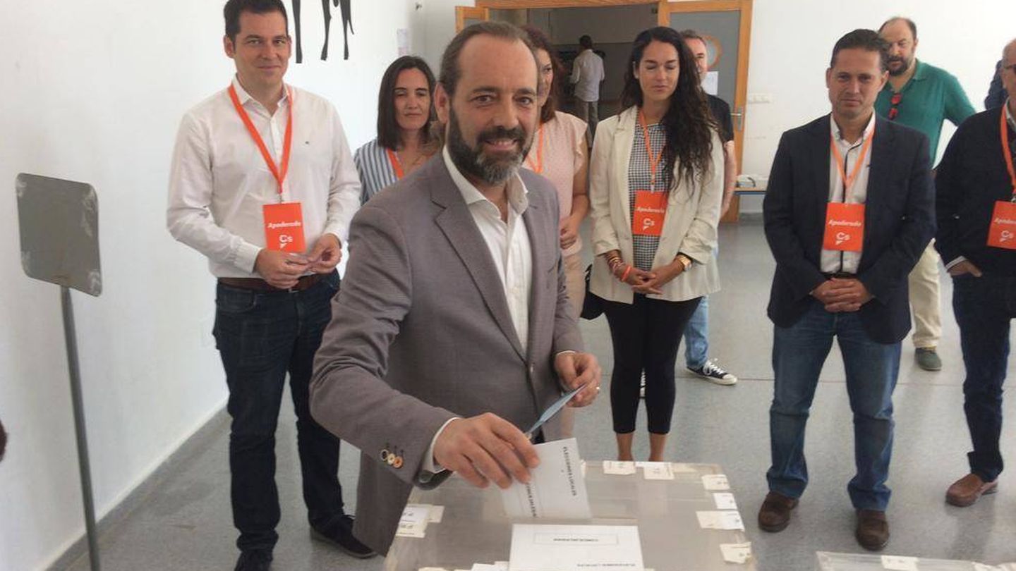 El candidato de Ciudadanos a la Alcaldía de Málaga, Juan Cassa. (Agustín Rivera)