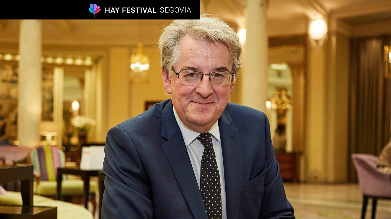 Foto: Robert Hardman, experto en monarquía británica y protagonista de una de las charlas del Hay Festival de Segovia. (Cedida/Gema Checa)