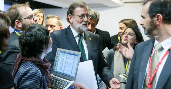 Foto: El presidente del Gobierno español, Mariano Rajoy, en Bruselas. (EFE)I