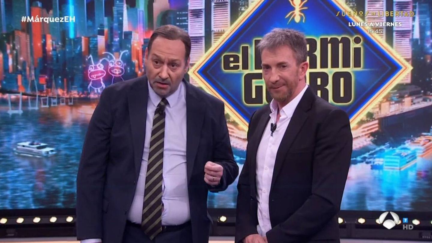 Carlos Latre y Pablo Motos en 'El hormiguero'. (Atresmedia Televisión)