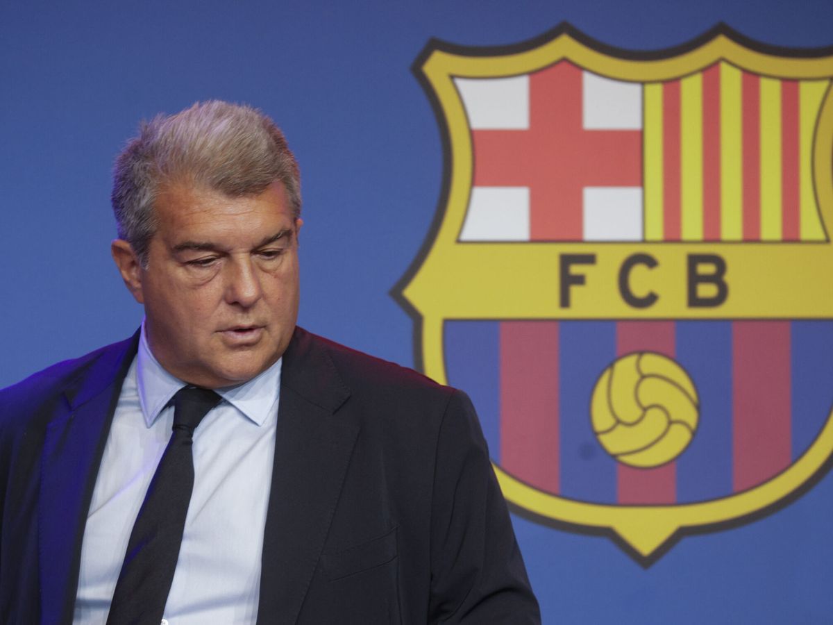 Foto: El presidente del FC Barcelona, Joan Laporta. (EFE/Quique García)