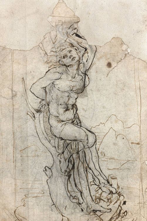 'San Sebastián' (circa 1482) atribuido a Leonardo Da Vinci. 