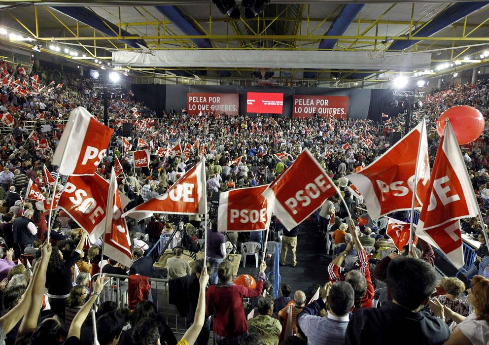 Foto: Acto del PSOE (Efe)
