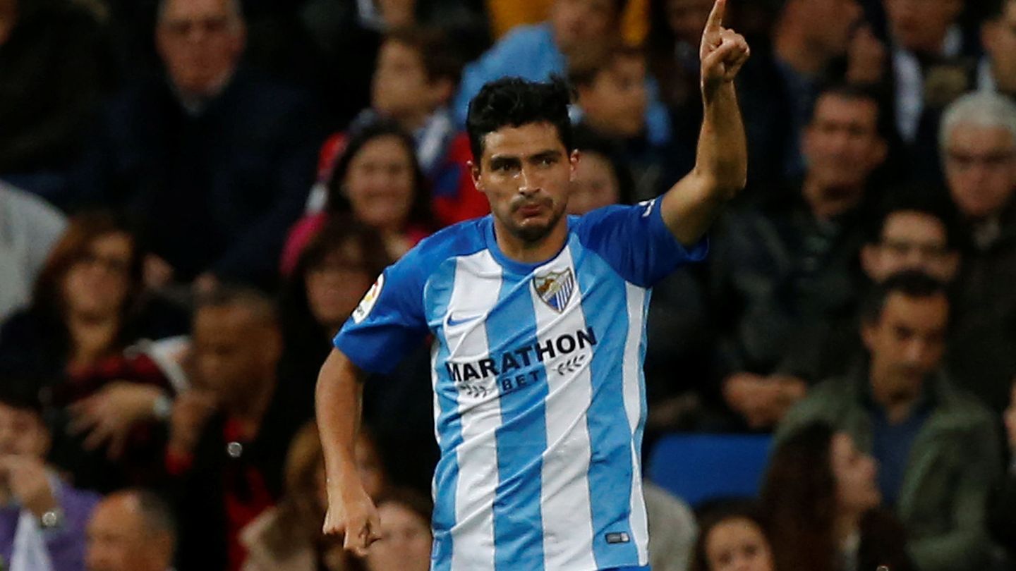 El Chory Castro anotó el segundo gol del Málaga. (Reuters)