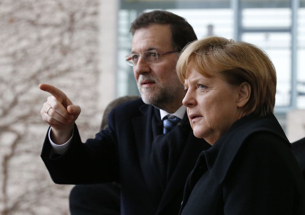 Foto: Mariano Rajoy y Angela Merkel. (Reuters)