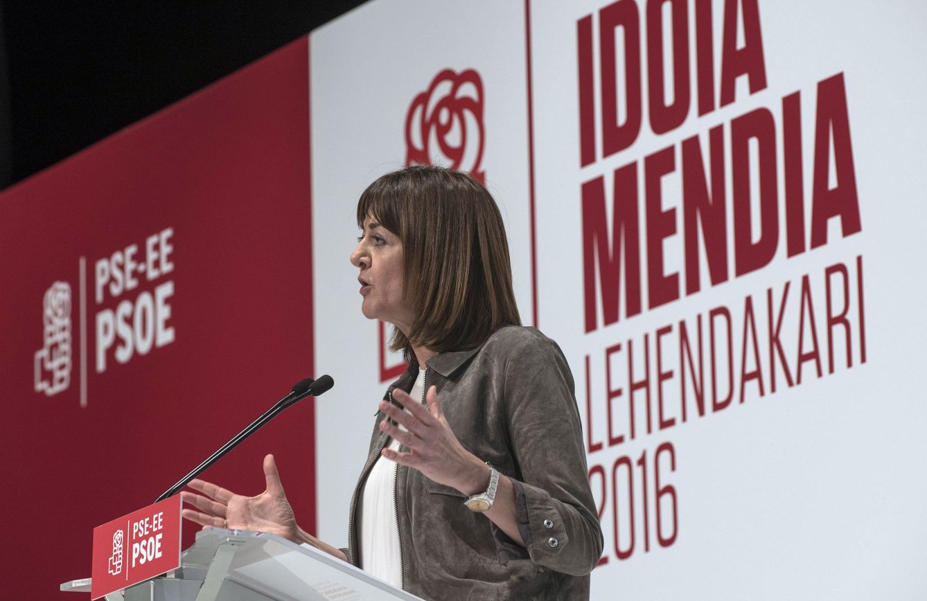 La secretaria general de los socialistas vascos, Idoia Mendia. (EFE)