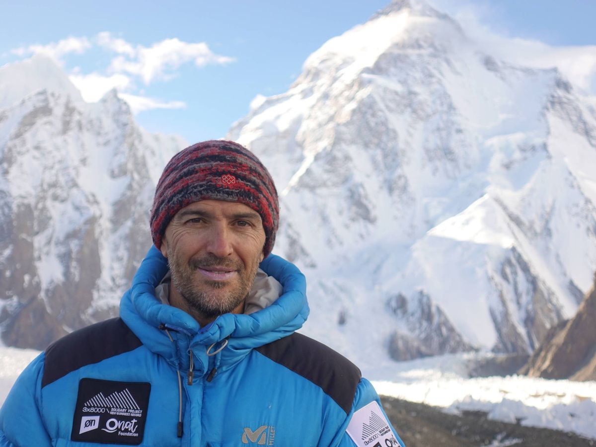 Foto: El alpinista Sergi Mingote, en la montaña donde encontró la muerte.
