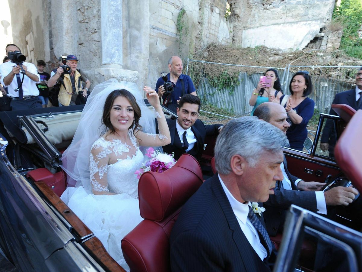 Foto: Katia Ancelotti, el día de su boda con Mino Fulco. (CP)