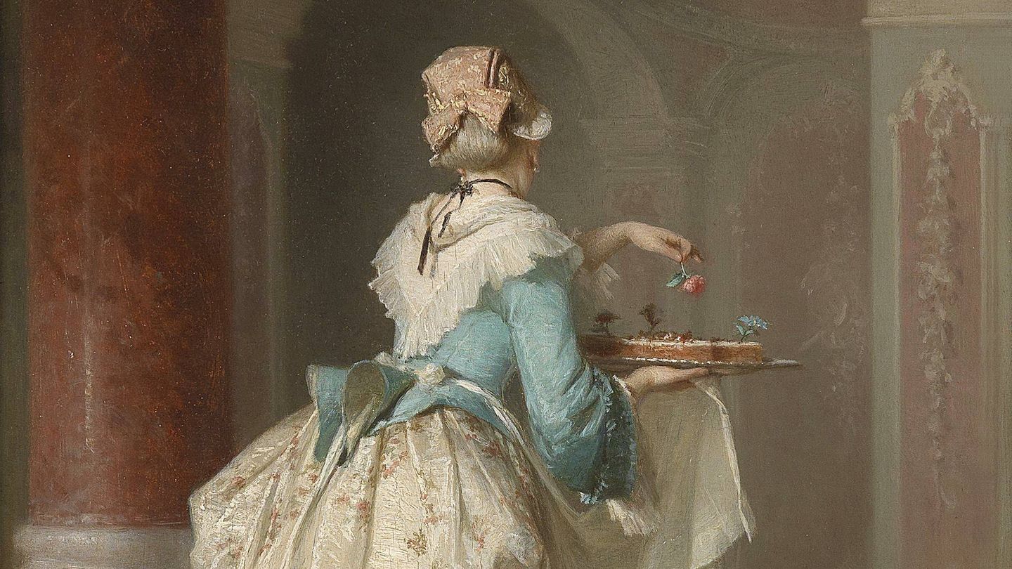 'El pastel de cumpleaños', del pintor alemán del siglo XIX Pancraz Körle. (Wikipedia)