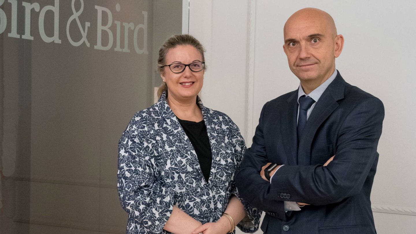 Coral Yáñez y Jesús Vega, codirectores de Bird & Bird España. (Bird & Bird)