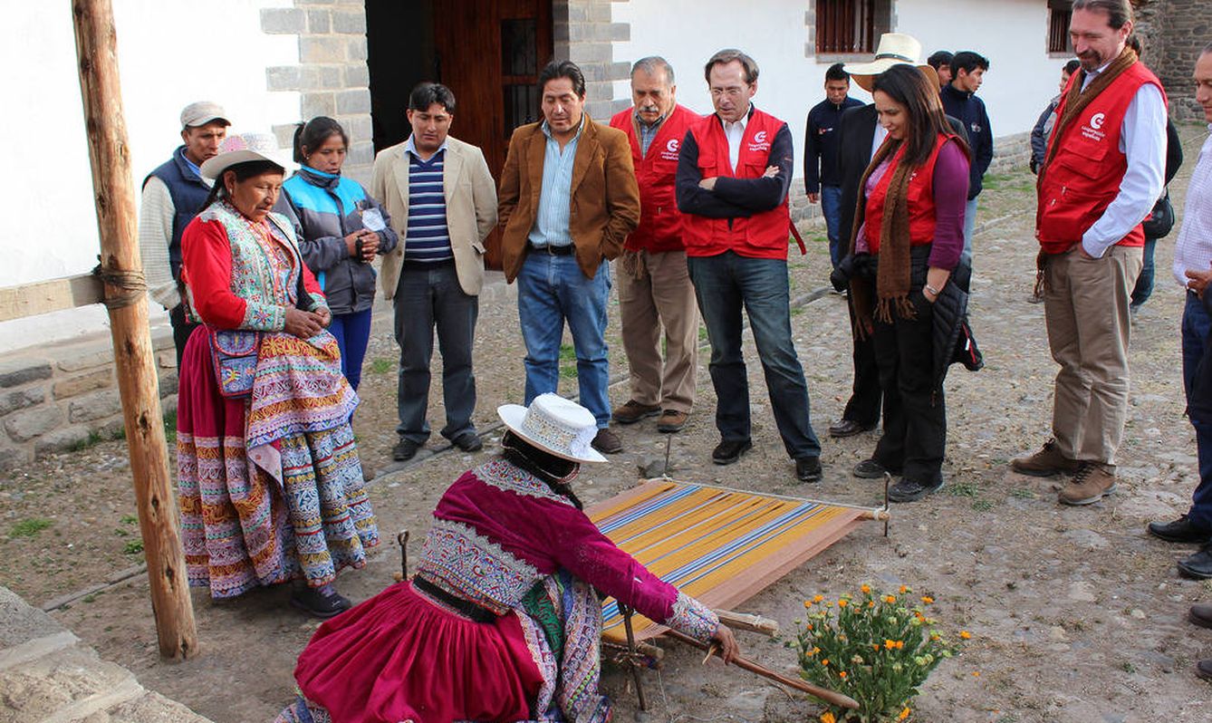 Gonzalo Robles visita los proyectos de la Aecid en Perú. (Aecid)