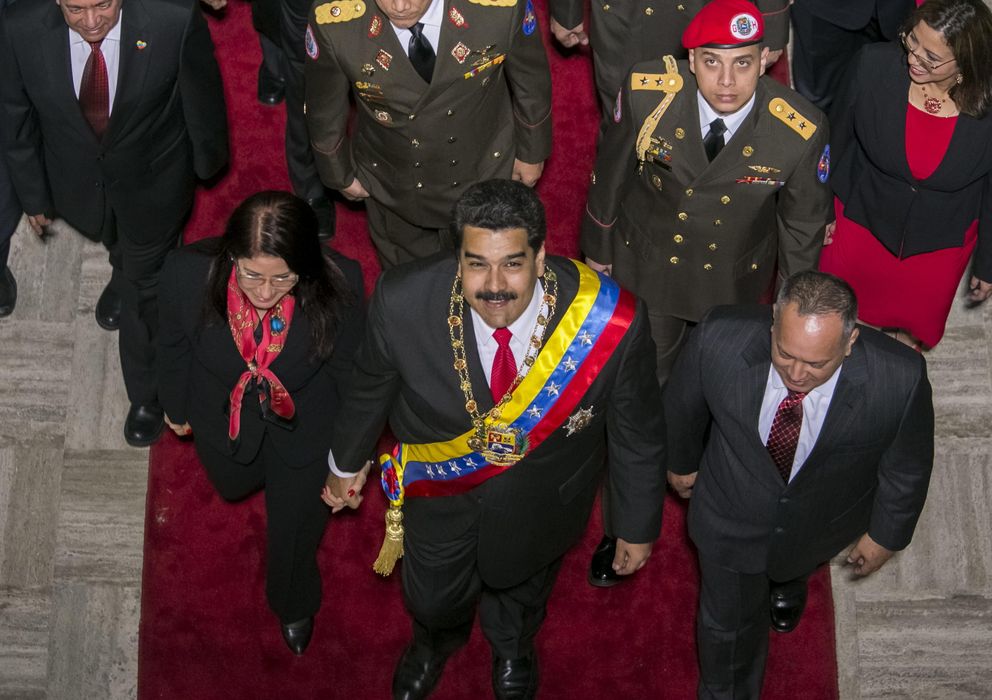 Foto: Maduro pasa página de un 2014 en recesión y promete afianzar modelo económico
