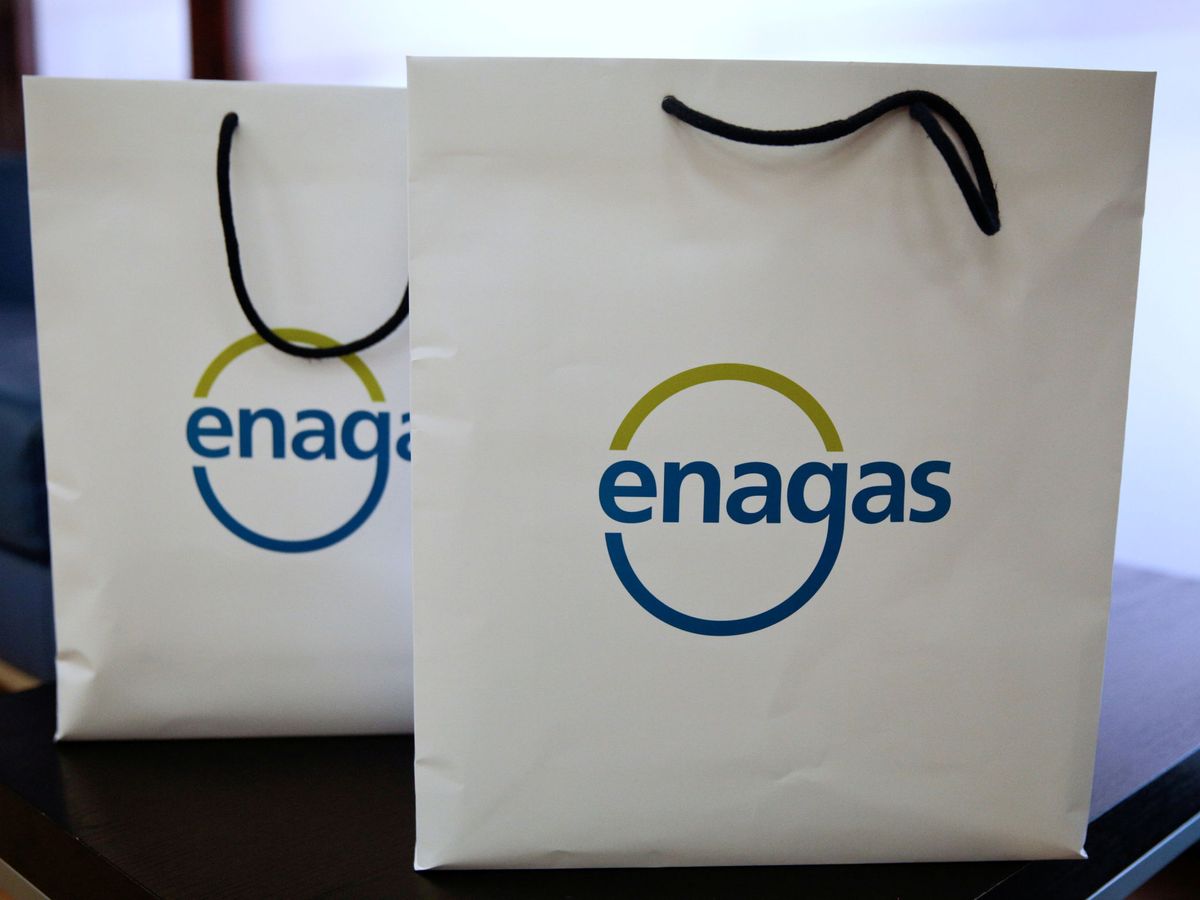 Foto: Foto de recurso del logo de Enagás. (Reuters)