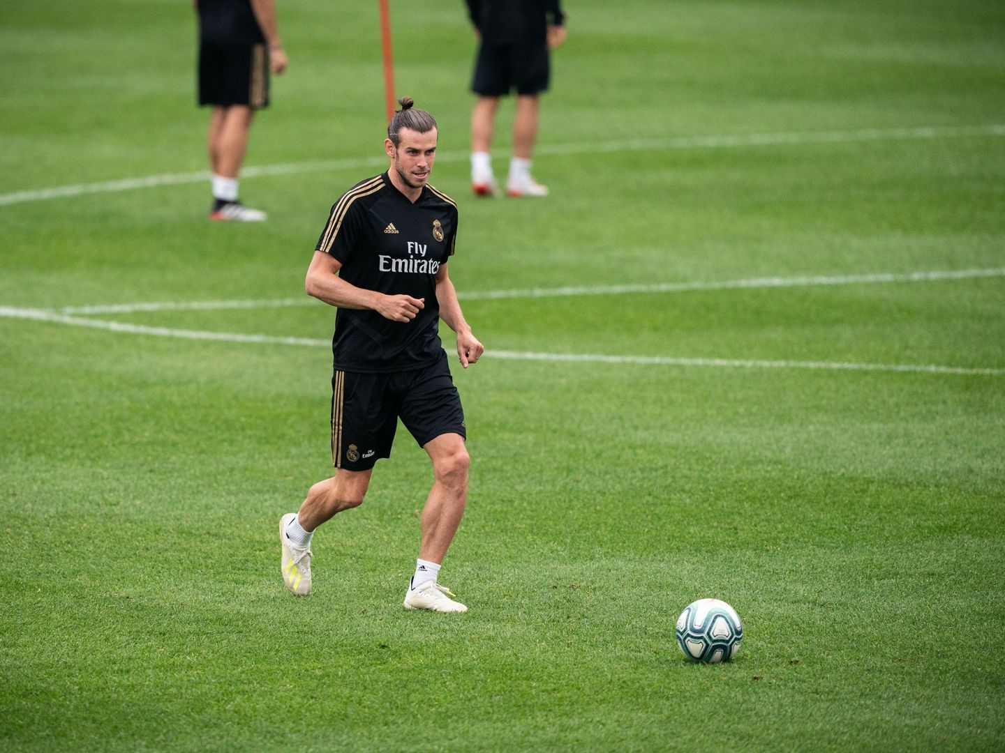 Bale durante la pretemporada en Montreal. (Efe)