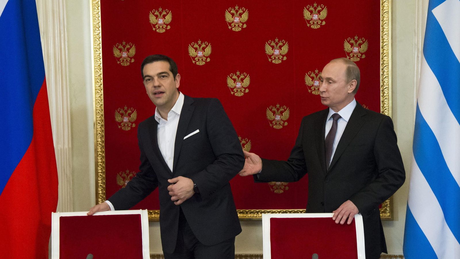 Foto: Putin y Tsipras, hoy en Moscú (EFE)