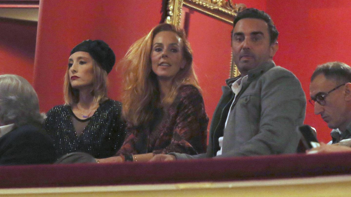 Rocío Carrasco y Fidel Albiac durante el espectáculo. (Cordon Press)