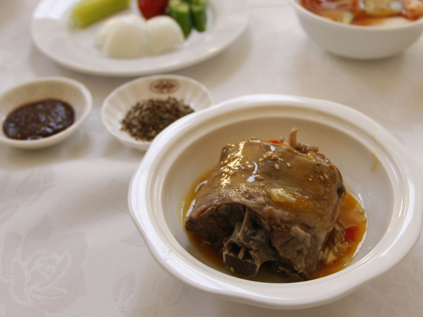 'Dangogi' o carne de perro, en un restaurante de Corea del Norte (Reuters)