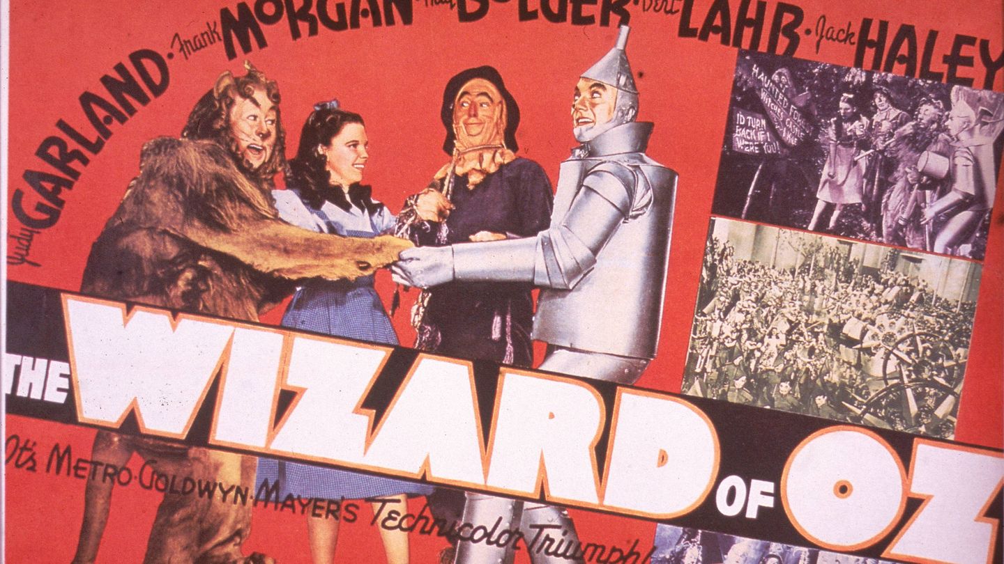  El cartel original de 'El mago de Oz'. (Getty)