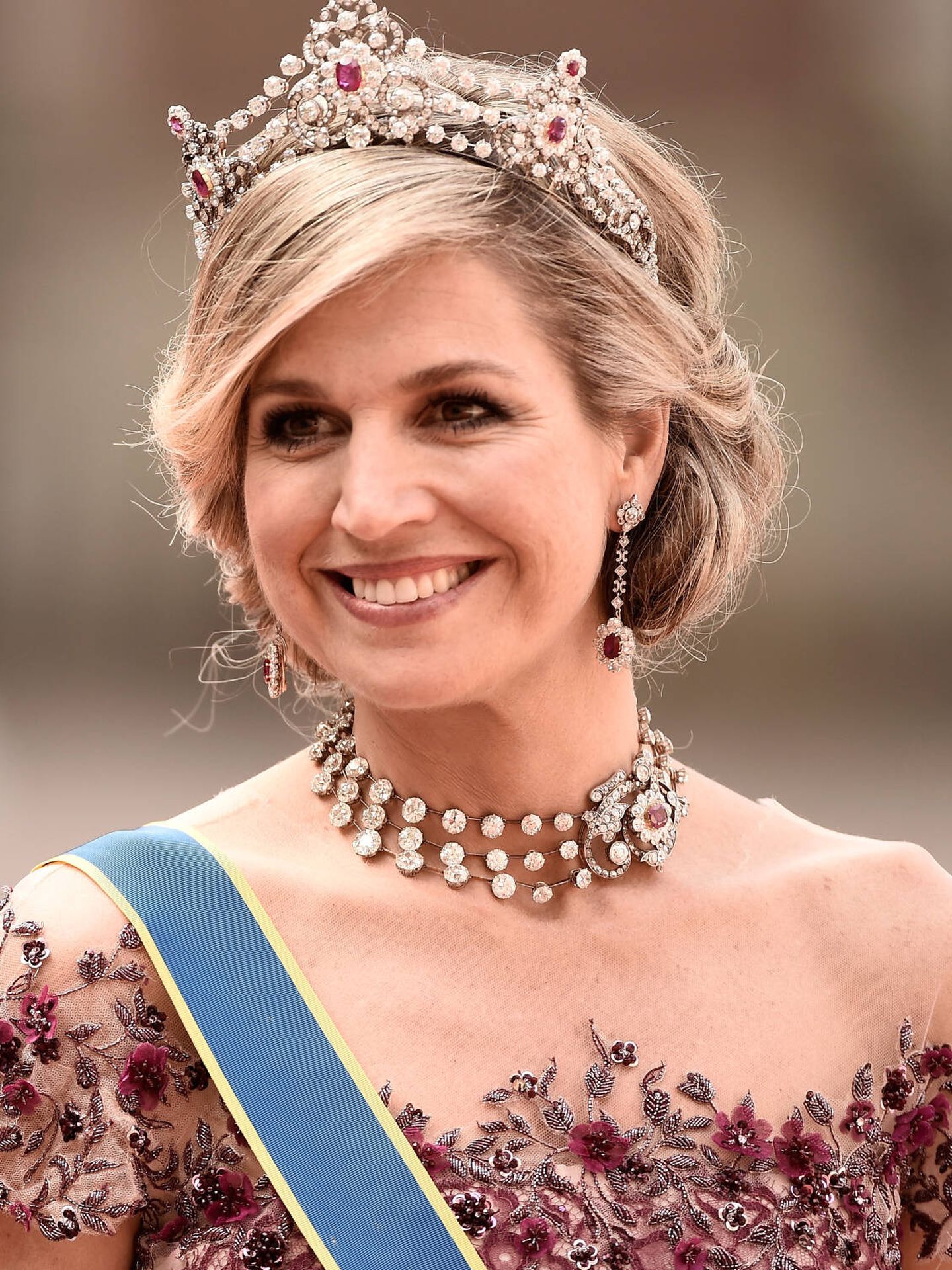 Máxima de Holanda, en la boda del príncipe Carlos Felipe y Sofía de Suecia en 2015. (Getty/Gavan)