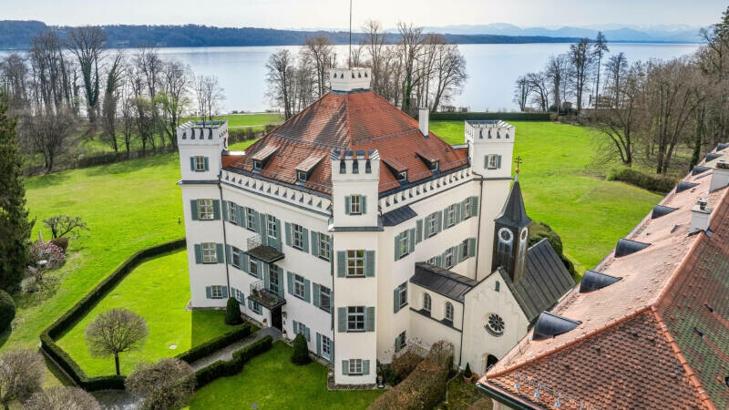 Foto de Possenhofen, el castillo que perteneció a la emperatriz Sissi y que está a la venta