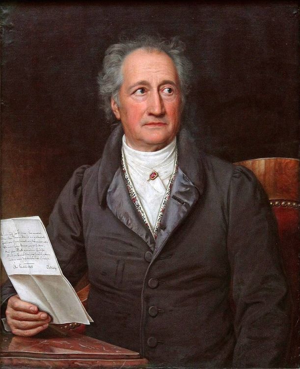 Goethe, en 1828. (Stieler)