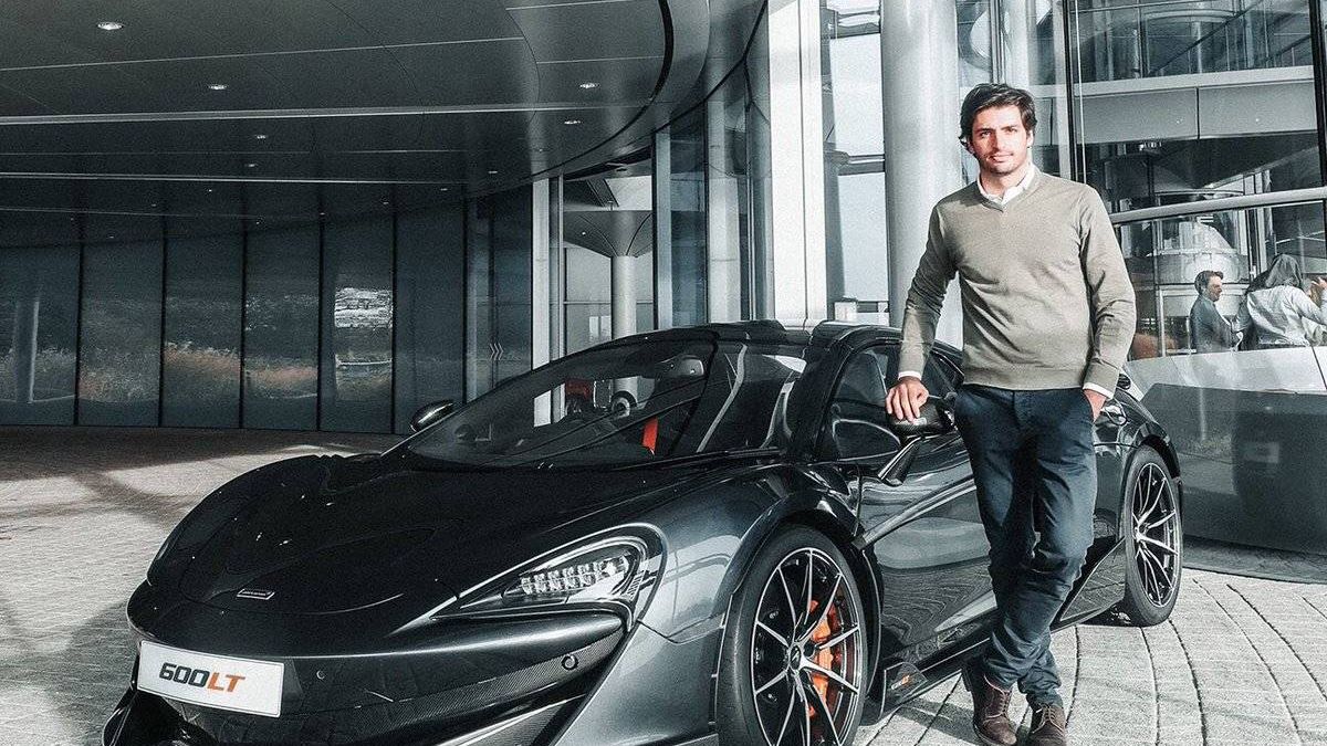 Este es el nuevo coche de empresa de Carlos Sainz: un espectacular 600LT de 216.000 €