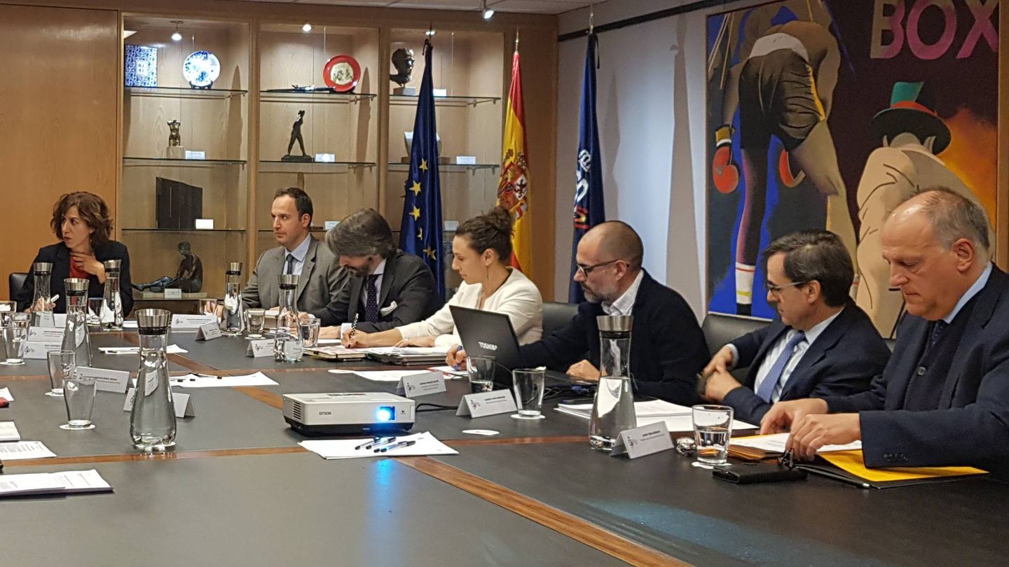 Reunión de la Comisión Directiva del CSD, con Irene Lozano al frente. (Foto: CSD)