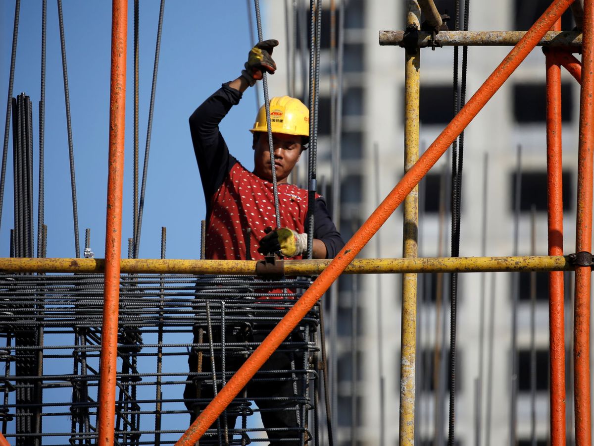 Foto: Construcción en Pekín. (Reuters)