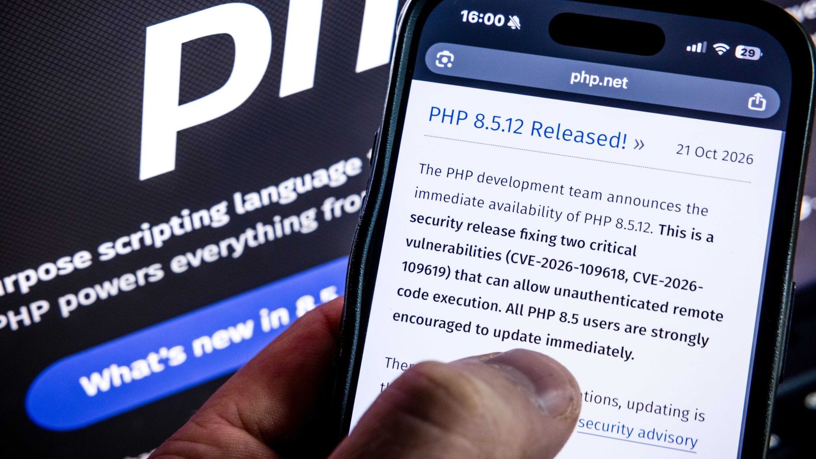 PHP: los dos fallos de seguridad descubiertos con IA que han puesto en riesgo a 7 de cada 10 webs