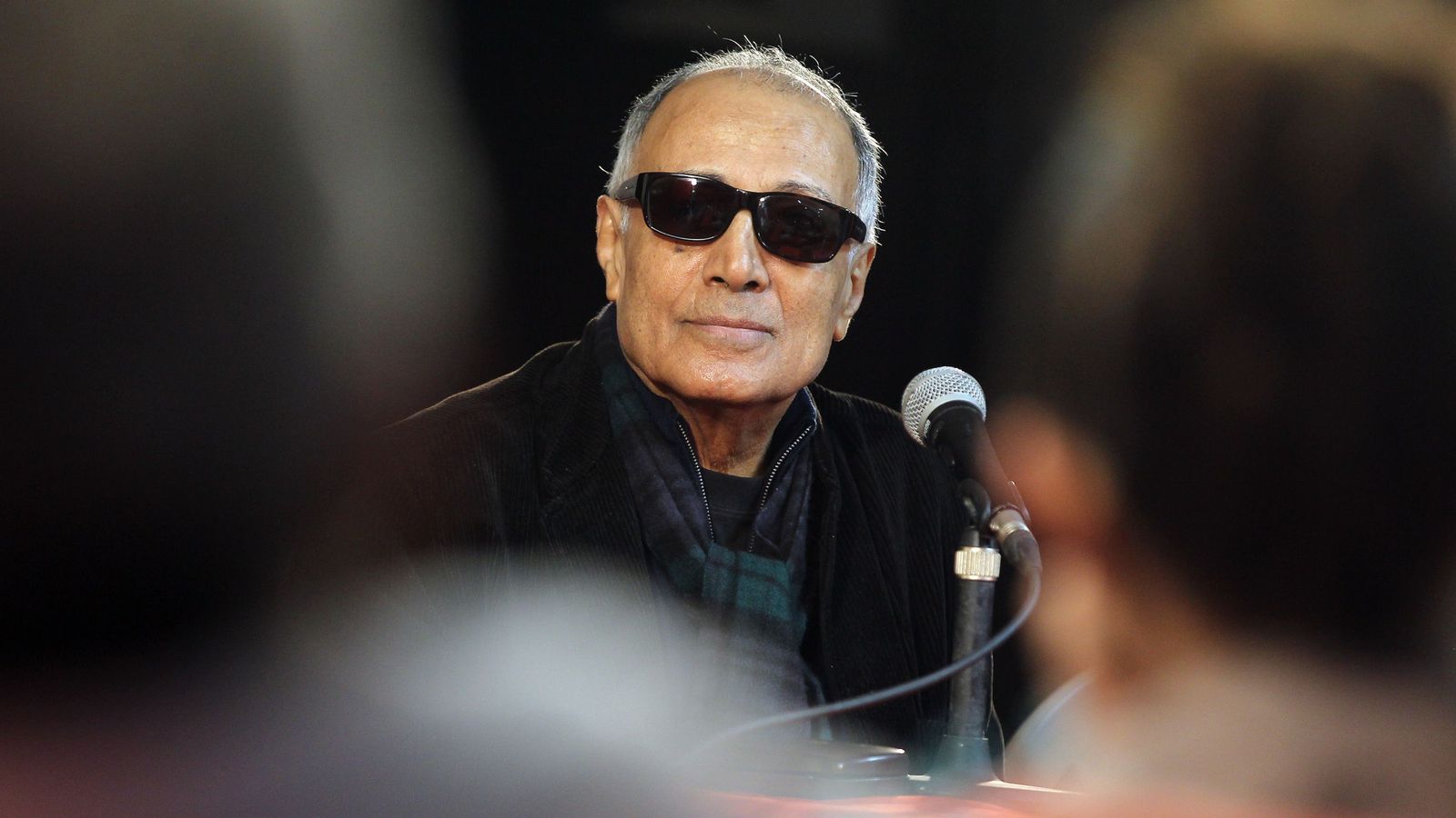 Foto: Abbas Kiarostami en una charla en Cuba el pasado mes de enero