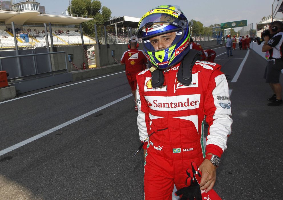 Foto: Felipe Massa en el Autódromo de Monza.