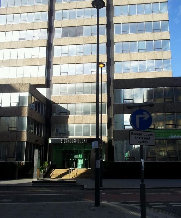 Foto: El edificio Silkhouse, en el centro de Liverpool.