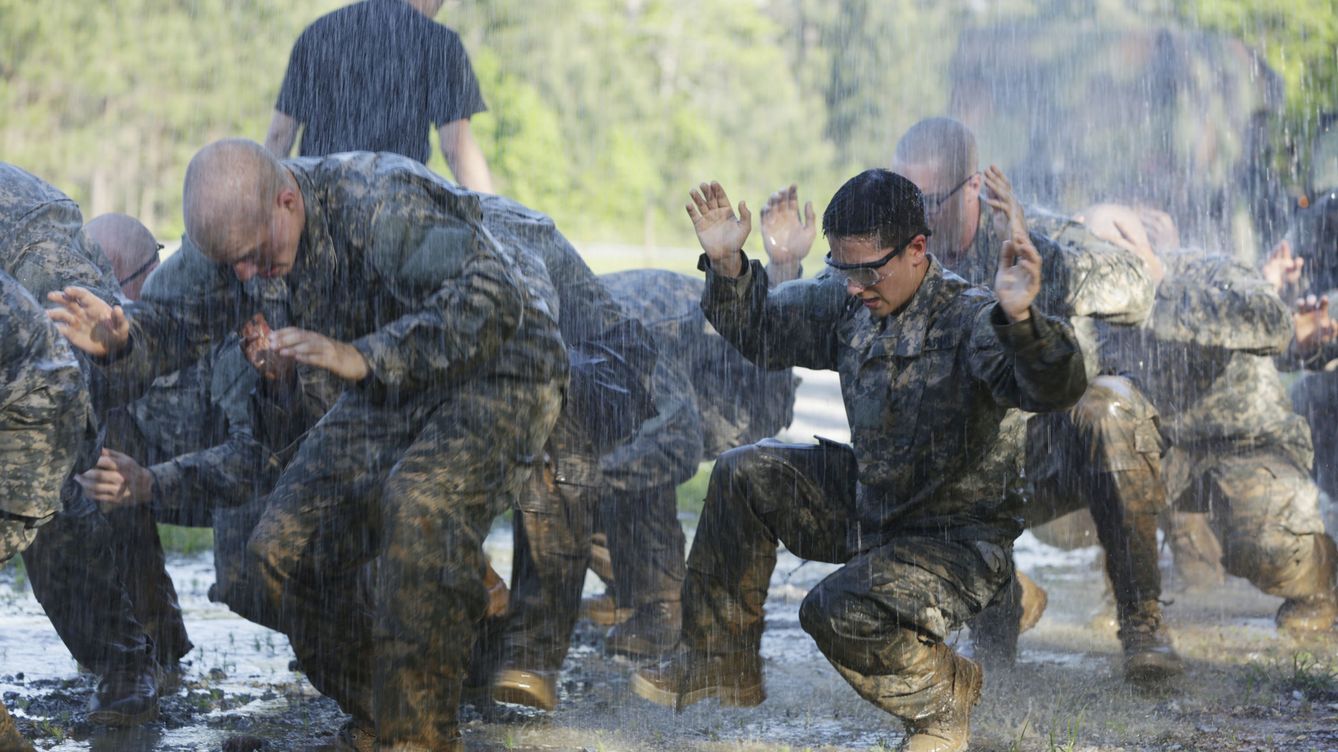 Foto: Soldados americanos en el curso militar de Fort Benning, el pasado mes de abril. (Reuters/US Army/sargento Paul Sale)