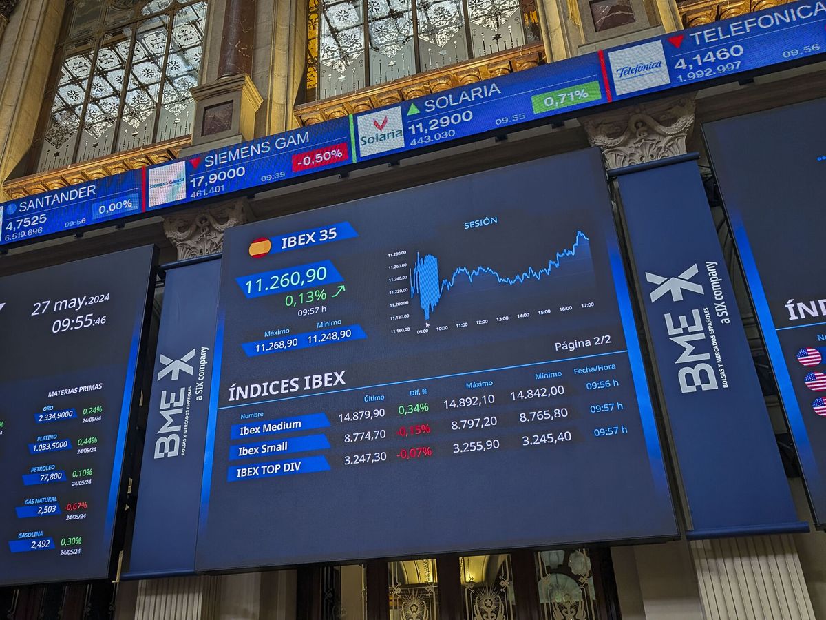 Bolsa e Ibex 35, en directo | El Ibex (-1%) se pasa al rojo por el castigo de los bancos y México 
