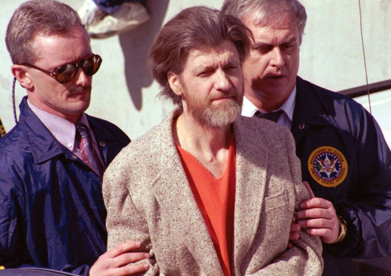 Unabomber el día de su detención, en abril de 1996. (Wikipedia)