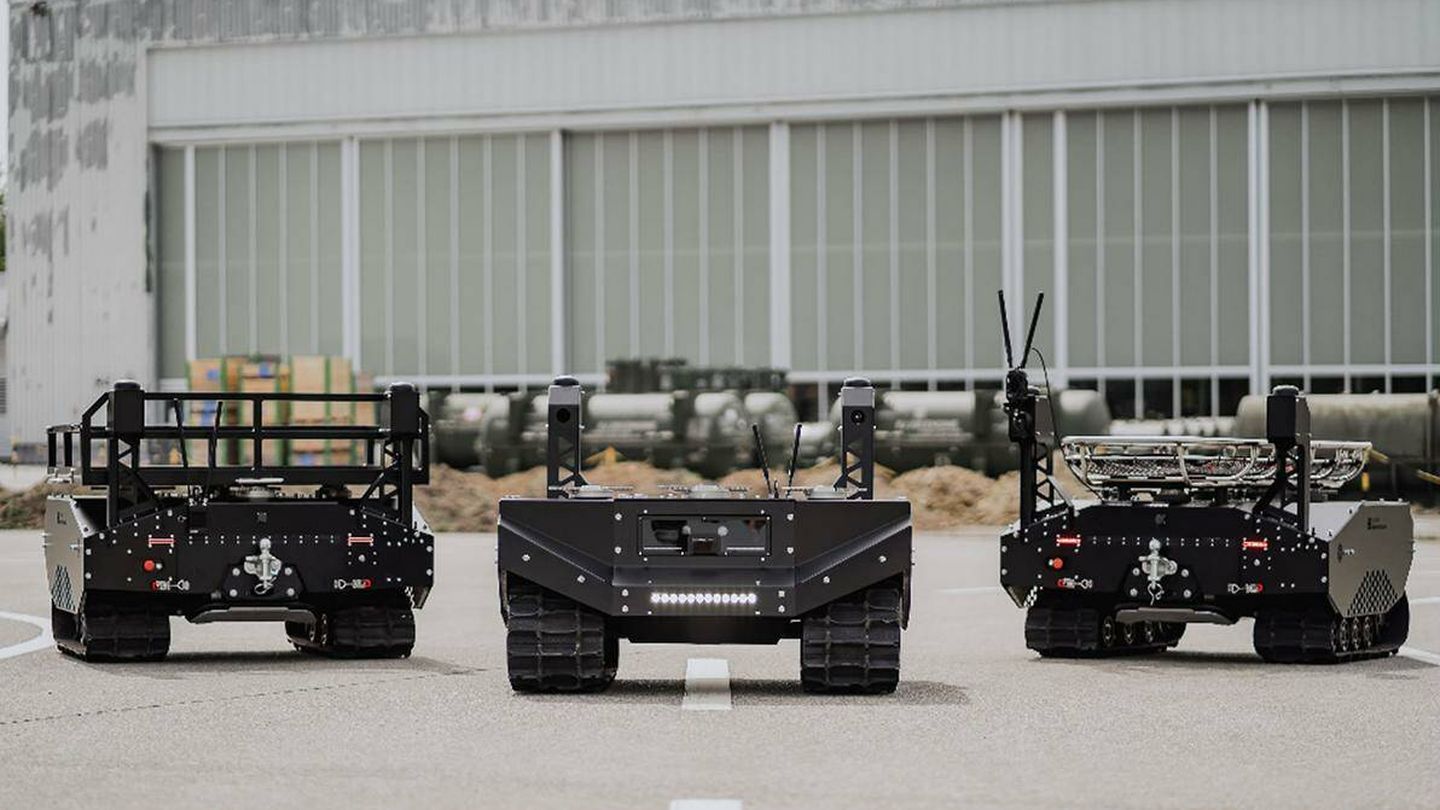 Los robots autónomos como los que tendrá la OTAN. (ARX Robotics)