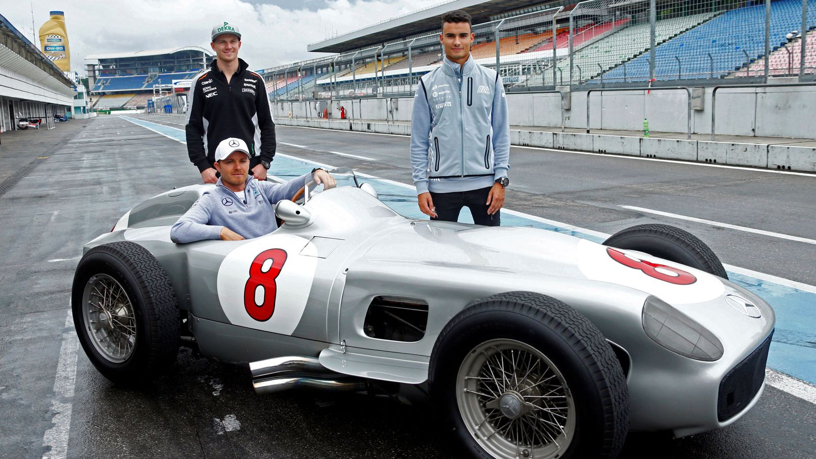 Foto: Hulkenberg, Rosberg y Wehrlein, los alemanes que correrán como pilotos locales en el GP de Alemania de Fórmula 1.