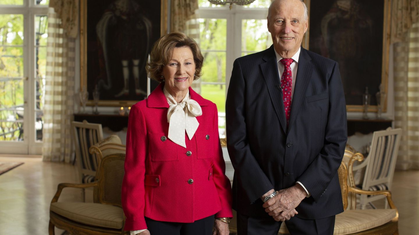 Los reyes Harald y Sonia, en una imagen reciente. (EFE)