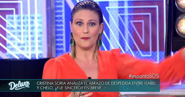 Foto: Cristina Soria, en 'Sábado Deluxe'. (Telecinco).