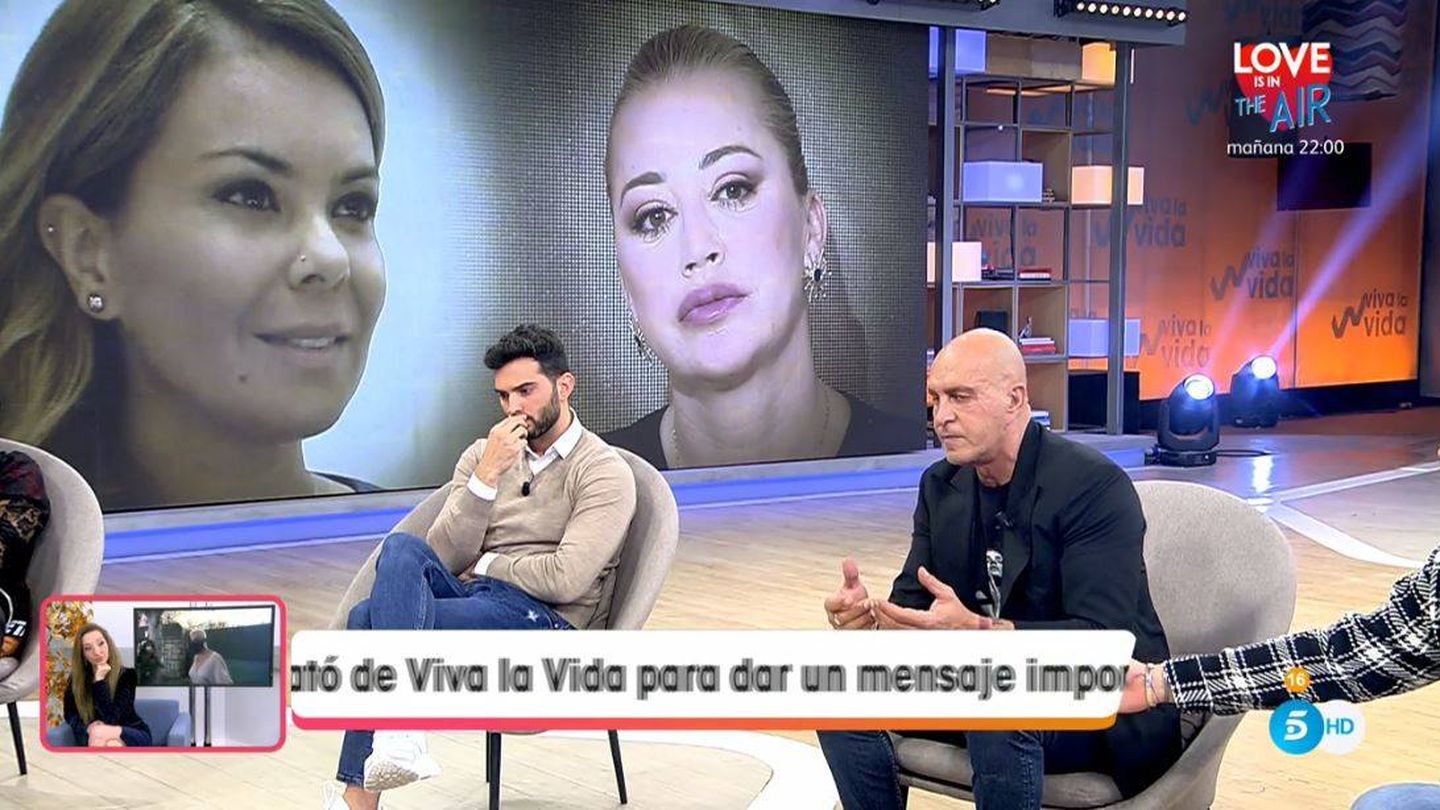 Suso Álvarez y Kiko Matamoros, en 'Viva la vida'. (Mediaset España)