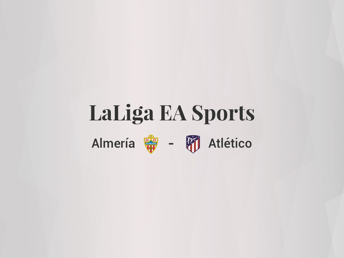 Foto: Resultados Almería - Atlético de LaLiga EA Sports (C.C./Diseño EC)