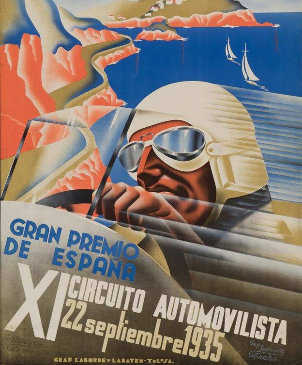Foto: Cartel del 'Grand Prix' de San Sebastían. 