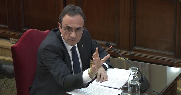 Foto: El 'exconseller' Josep Rull, durante su declaración.
