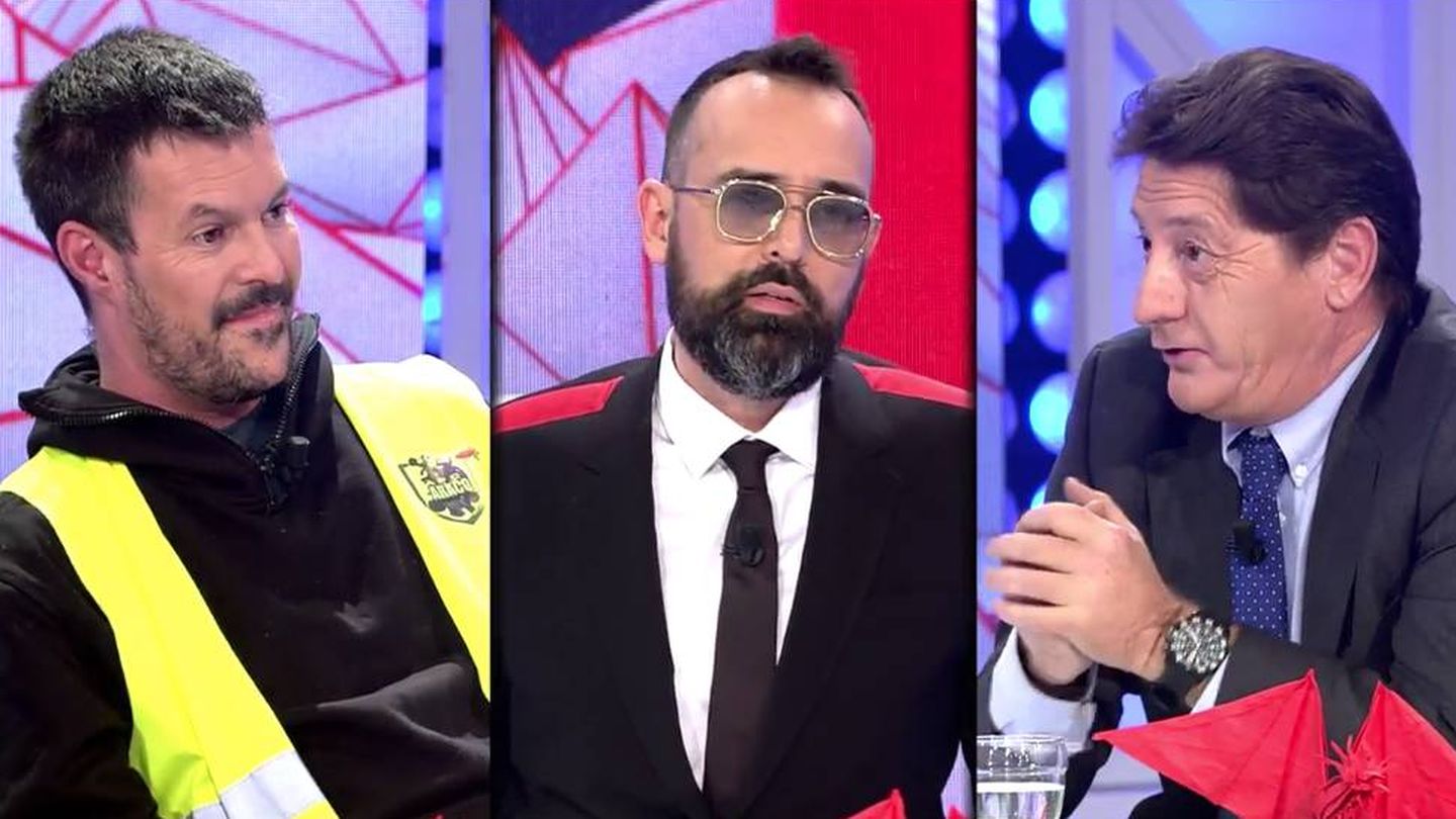 Saúl Crespo, Risto Mejide y Francisco González. (Mediaset)
