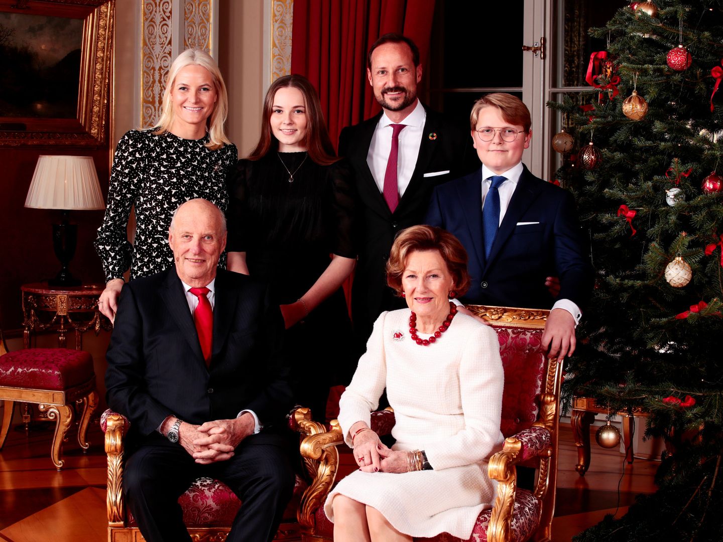 La familia real noruega. (EFE)